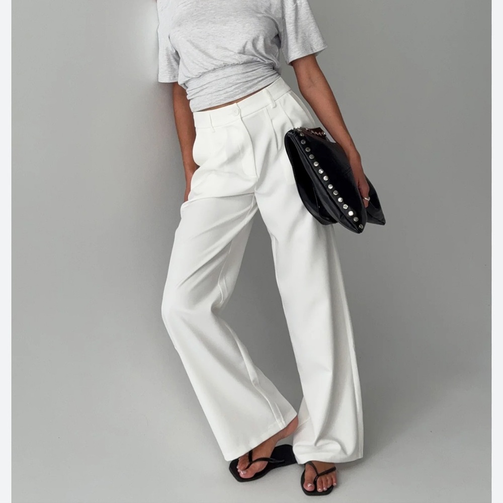 Princess Polly White Trousers Pants
